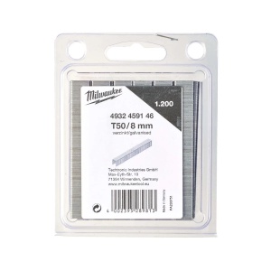 Pachet 1200 capse galvanizate T50 10.6X1.25X8 mm, Milwaukee, cod 4932459146 - Img 2