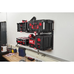 Pachet de rafturi PACKOUT (2 rafturi + 2 sine E-TRACK), max 22kg/raft, 508 x 546 x 447 mm, Milwaukee, cod 4932472127 - Img 4