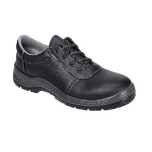 Pantofi piele impermeabila Steelite Kumo S3 FW43BKR, negri, Portwest