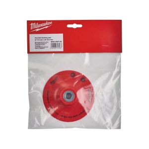 Placa suport flexibila 110 x 14.2 mm, cu piulita cu flansa M14 pentru toate polizoarele unghiulare, Milwaukee, cod 4932345760 - Img 2