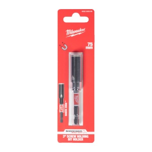 Prelungitor bit magnetic SHOCKWAVE 75 mm 1/4" Hex, Milwaukee, cod 4932500396