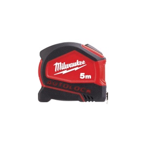 Ruleta non-magnetica cu autoblocare, latime banda 25 mm, lungime 5 m, Milwaukee, cod 4932464663 - Img 1