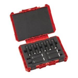 Set 10 chei tubulare 1/2 SHOCKWAVE IMPACT DUTY, 8-21 mm, Milwaukee, cod 4932352861 - Img 1