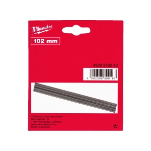 Set 2 cutite reversibile din carbura de tungsten pentru rindele, latime 102 mm, Milwaukee, cod 4932316243 - Img 2
