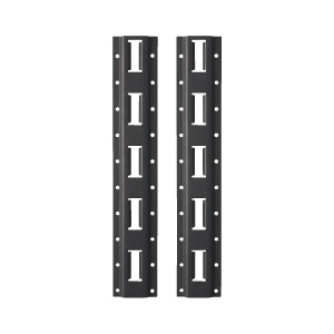 Set 2 sine verticale E-Track pentru rafturi PACKOUT, 25 x 90 x 508 mm, Milwaukee, cod 4932478996