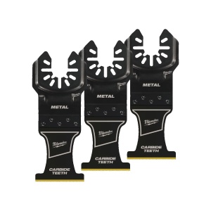 Set 3 panze din carbura masini multifunctionale OPEN-LOK, metal, latime 35 mm, adancime taiere 38 mm, Milwaukee, cod 48851503