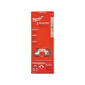 Set 3 panze pentru fierastrau cu banda 1139.83 mm X 18 TPI, grosime material 4-5 mm, Milwaukee, cod 48390521 - Img 2