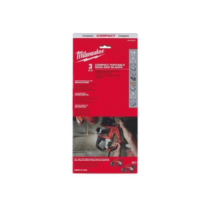 Set 3 panze pentru fierastrau cu banda 98.52 mm x 14 TPI, grosime material 5-8 mm, Milwaukee, cod 48390519 - Img 3