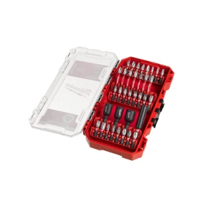 Set 35 biti SHOCKWAVE IMPACT DUTY, prindere HEX 1/4" , compatibil PACKOUT, Milwaukee, cod 4932492003