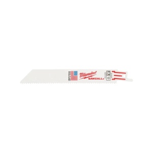 Set 5 panze fierastrau sabie, universal, 150 mm, 10-14Tpi, Milwaukee, cod 48475092 - Img 2