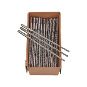 Set 50 burghie beton si zidarie SDS+ MX4 cu 4 taisuri, diametru 6.0 mm, lungime totala 215 mm, Milwaukee, cod 4932430462 - Img 2