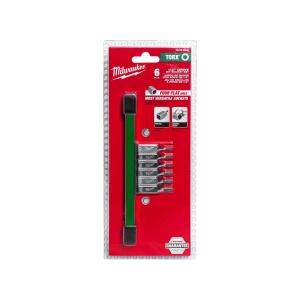 Set 6 chei tubulare cu bit direct in cap, prindere 1/4" TORX, T8, T10, T15, T20, T25, T27, Milwaukee, cod 4932480563 - Img 3
