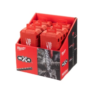 Set 7 burghie pentru beton si zidarie SDS-PLUS MX4 cu 4 taisuri, 5-12 mm, Milwaukee, cod 4932492113 - Img 2
