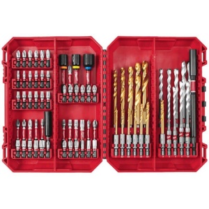 Set 74 biti si burghie SHOCKWAVE Impact Duty Gen 4, Milwaukee, cod 4932501308