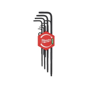 Set 9 imbusuri TORX, forma L, T8, T9, T10, T15, T20, T25, T27, T30, T40, Milwaukee, cod 4932492693 - Img 2
