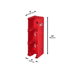 Suport PACKOUT pentru acumulatori M18, 102 x 102 x 330 mm, max 9 kg, Milwaukee, cod 4932480709 - Img 3