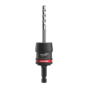 Adaptor QUIK-LOK 3/8'' 9.5 mm Hex cu burghiu pilot si adaptoare S, Milwaukee, cod 4932500548