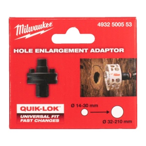 Adaptor QUIK-LOK pentru carote, Ø14-30 mm / Ø32-51 mm / Ø32-210 mm, Milwaukee