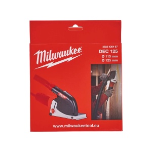 Aparatoare praf pentru debitare DEC 125, compatibila cu polizoare 115 mm/125 mm, inaltime 80 mm, Milwaukee, cod 4932430467 - Img 2
