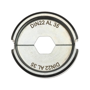 Bac de sertizare din aluminiu DIN22 AL 35, forma HEX, Milwaukee, cod 4932451772