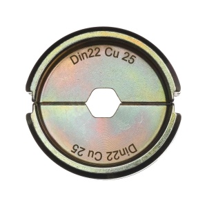 Bac de sertizare DIN22 CU 25, forma HEX, Milwaukee, cod 4932451745