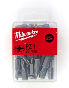 Bit surubelnita standard PZ1-PZ3 25 mm set 25 buc Milwaukee - Img 2