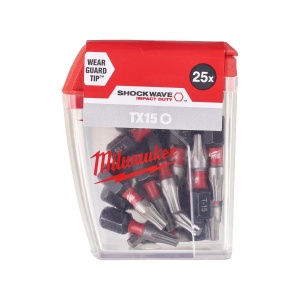 Bit TX pentru surubelnite SHOCKWAVE IMPACT DUTY CD TX15x25 mm Milwaukee, cod 4932430873 - Img 2