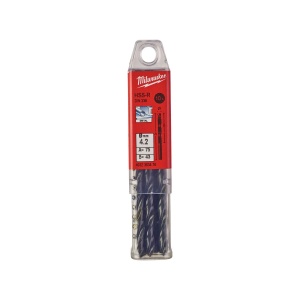 Burghiu elicoidal pentru metal HSS-R DIN338 4.2 mm Milwaukee, cod 4932363476 - Img 2