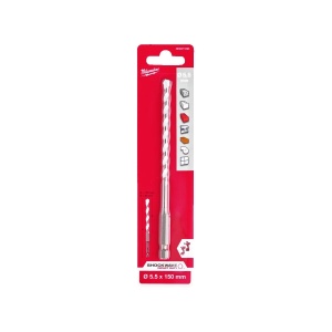 Burghiu multi material TCT 5.5x150x90 mm, Milwaukee, cod 4932471095 - Img 2