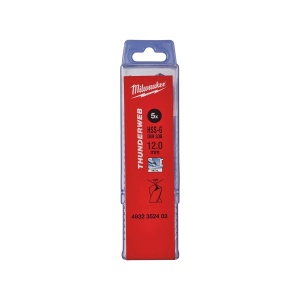 Burghiu pentru metal HSS-G THUNDERWEB-DIN338 ø12.0 mm Milwaukee, cod 4932352403 - Img 2