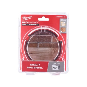 Carota BIG HAWG multi material, diametru 108 mm, adancime max 60 mm, 3 dinti, Milwaukee, cod 4932464935 - Img 2
