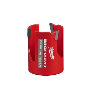 Carota BIG HAWG multi material, diametru 54 mm, adancime max 60 mm, 3 dinti, Milwaukee, cod 4932464926