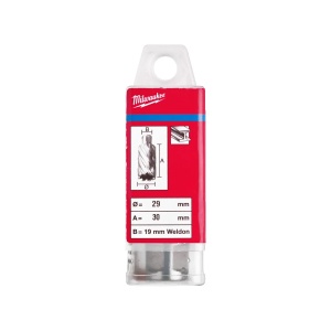 Carota HSS cu prindere Weldon de 19 mm, 29x30 mm, Milwaukee, cod 4932343285 - Img 2