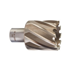 Carota HSS cu prindere Weldon de 19 mm, 39x30 mm, Milwaukee, cod 4932371748