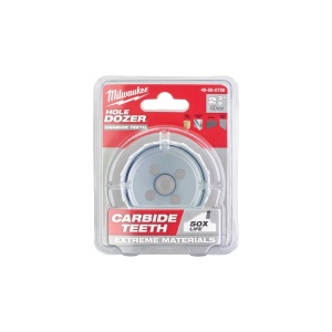 Carota TCT HOLE DOZER cu dinti din carbura, diametru 60 mm, 41 mm adancime max taiere, Milwaukee, cod 49560726 - Img 2