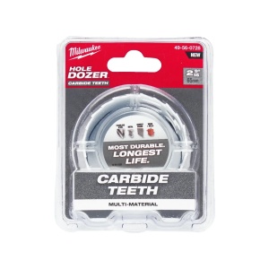 Carota TCT HOLE DOZER cu dinti din carbura, diametru 65 mm, 41 mm adancime max taiere, Milwaukee, cod 49560728 - Img 2