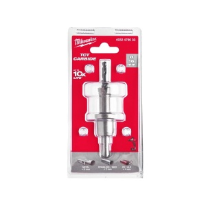 Carota TCT pentru otel inoxidabil, diametru 16 mm, adancime max 25 mm, Milwaukee, cod 4932479033 - Img 3