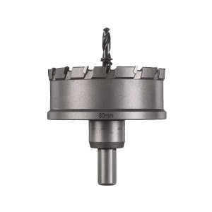 Carota TCT pentru otel inoxidabil, diametru 80 mm, adancime max 25 mm, Milwaukee, cod 4932479055