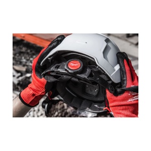 Casca de protectie neventilata BOLT 200, alba, Milwaukee, cod 4932479252 - Img 3