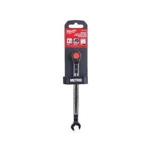 Cheie combinata cu clichet MAX BITE, deschidere 9 mm, lungime 156 mm, Milwaukee, cod 4932471502 - Img 2