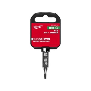 Cheie tubulara cu bit direct in cap, prindere 1/4" HEX, varf T15, Milwaukee, cod 4932480794 - Img 2