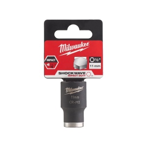Cheie tubulara de impact Milwaukee SHOCKWAVE 1/2", scurta, 11 mm, Milwaukee, cod 4932478036 - Img 2