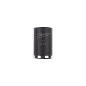Cheie tubulara de impact Milwaukee SHOCKWAVE 1/2", scurta, 15 mm, Milwaukee, cod 4932478040