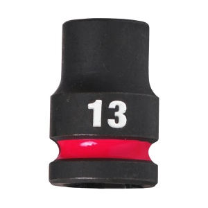 Cheie tubulara de impact SHOCKWAVE IMPACT DUTY 1/2", scurta, marime 13 mm, Milwaukee, cod 4932480307