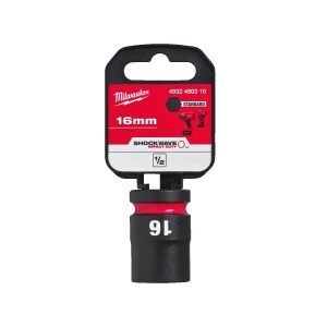 Cheie tubulara de impact SHOCKWAVE IMPACT DUTY 1/2", scurta, marime 16 mm, Milwaukee, cod 4932480310 - Img 2