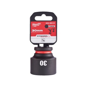 Cheie tubulara de impact SHOCKWAVE IMPACT DUTY 1/2", scurta, marime 30 mm, Milwaukee, cod 4932480324 - Img 2