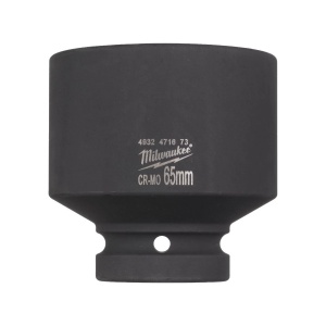 Cheie tubulara de impact SHOCKWAVE IMPACT DUTY 1" patrat, scurta, marime 65 mm, Milwaukee, cod 4932471673