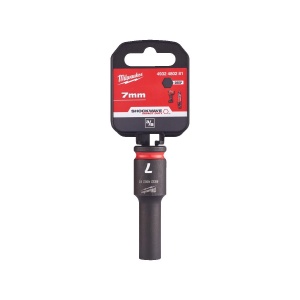 Cheie tubulara de impact SHOCKWAVE IMPACT DUTY 3/8", lunga, marime 7 mm, Milwaukee, cod 4932480281 - Img 2