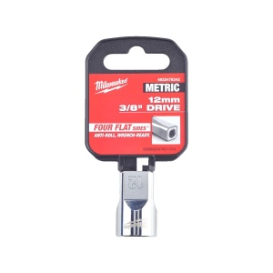 Cheie tubulara standard 3/8", marime 12 mm, diametru 17.8 mm, lungime 28 mm, Milwaukee, cod 4932478342 - Img 2