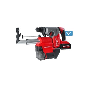 Ciocan rotopercutor SDS-plus M18 ONEFHXDEL-552C 26 mm, mandrina FIXTEC ONE-KEY si extractor de praf, Milwaukee, cod 4933478506 - Img 2